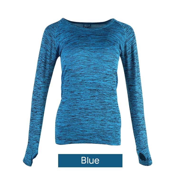 Gloria under scrub shirt in blue