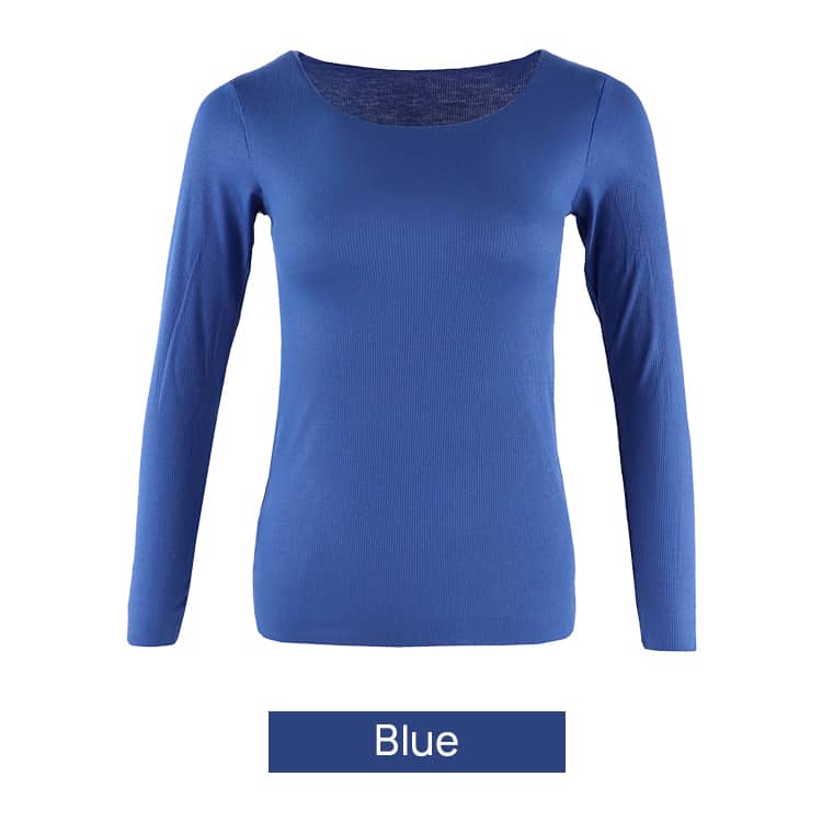 Juliana long sleeve under scrubs in blue