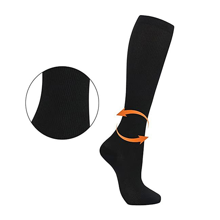 Compression socks worn in care setting