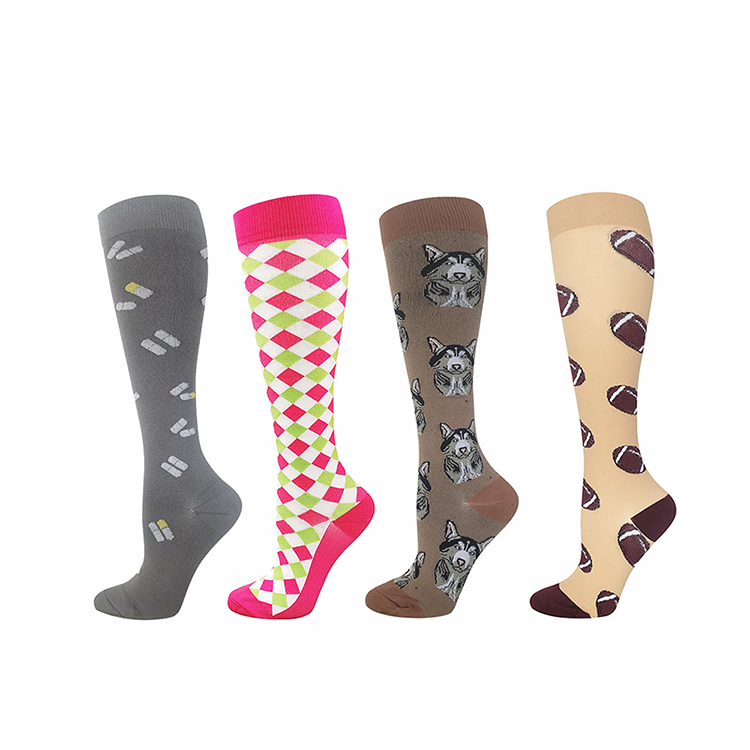 Compression socks for nurse in program colors