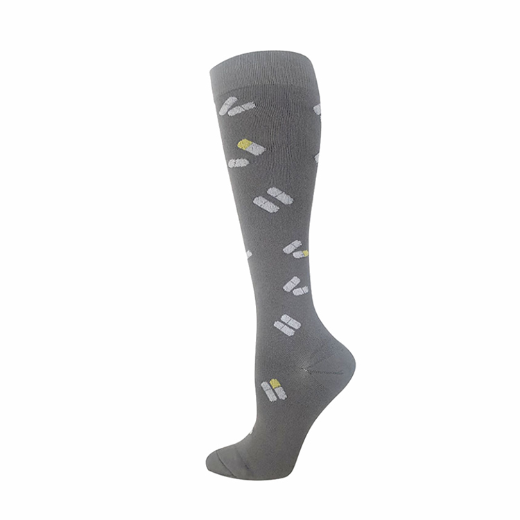 Compression sock knit detail