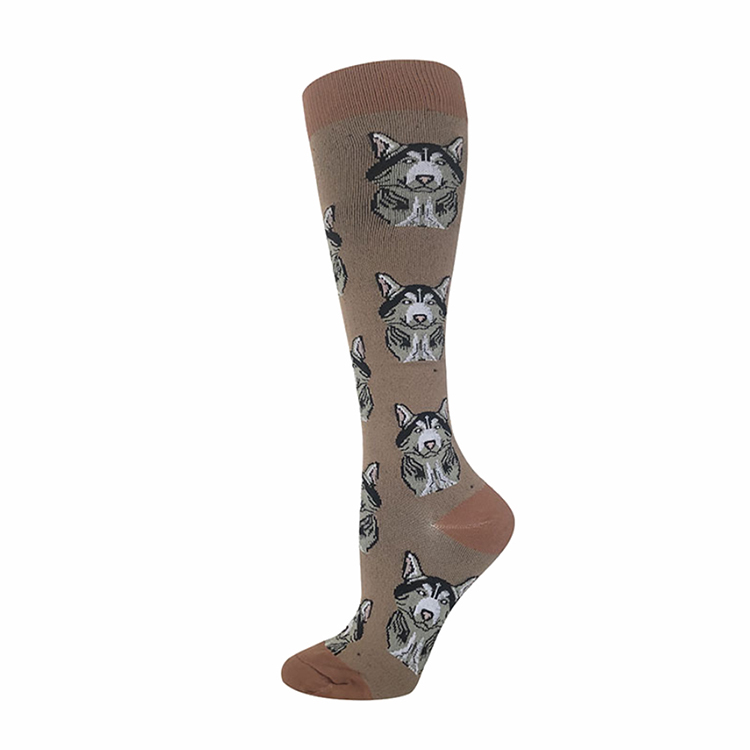 Compression socks worn on shift